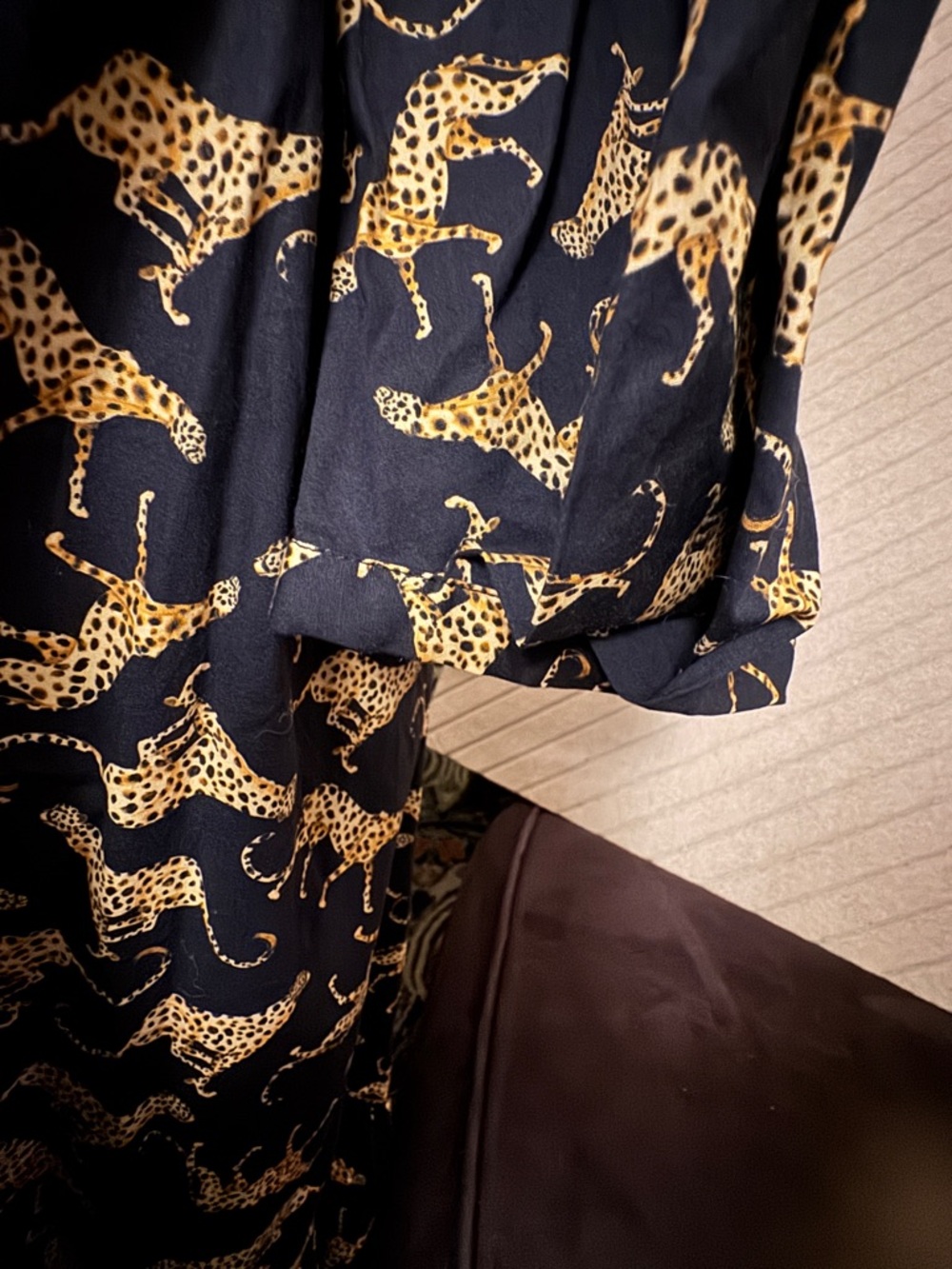 Leota square neck black cheetah dress size L l/XL NWT - Picture 10 of 10